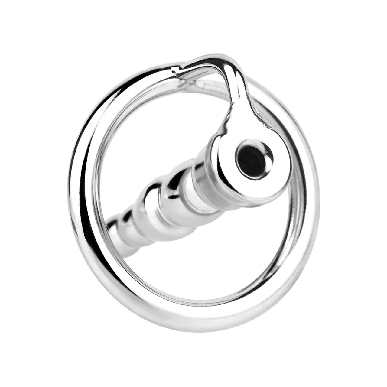 FAAK Pullover Ribbed Stainless Steel Hollow Penis Urethral Plug Wearable Ejaculation Delay For Men Male Masturbator penis sex toys