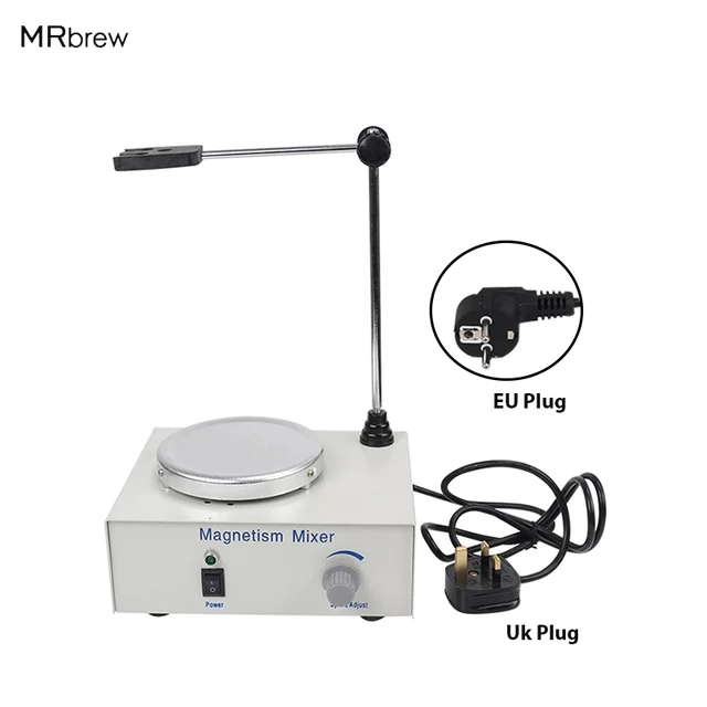 Stainless Steel Magnetic Stirrer,magnetic Mixer With Stir Bar ,eu/uk Plug  0-1500r/min Liquid Mixing Tools - Beer Brewing - AliExpress