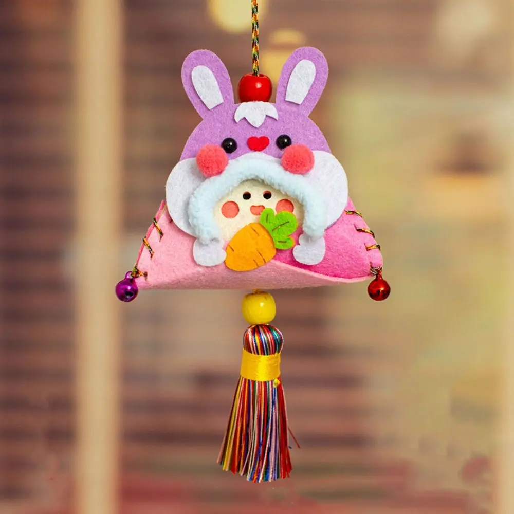 

Hanging Dragon Boat Festival Sachet with Tassel Non-woven Fabric Air Fresh Scent Bag Chinese Zodiac Antique Style