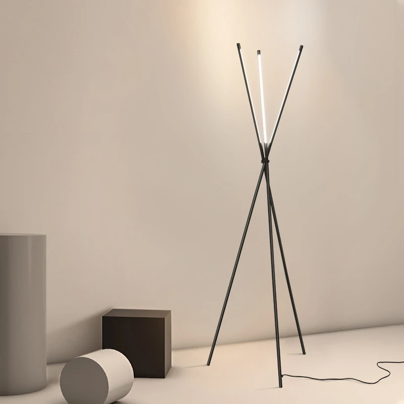 

Knox Floor Lamp Art Design tripod floor lamp for Home Bedroom Salon Loft Nordic Decor Indoor Bedside living room standing light