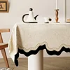 23-5Non Washable Waterproof Heat-resistant Dining Table Mat Luxurious High-end Feel Featuring Shaped Coffee Table 2