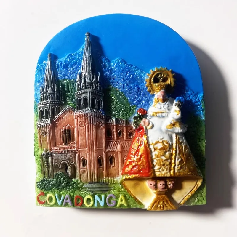 Aimant De Réfrigérateur 3D Madrid Espagne - Souvenir De Voyage