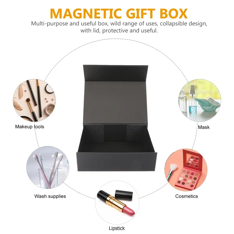 Magnetic Closure Gift Box Luxury Cardboard Folding Packaging Box with Lid for Bridesmai... - SKU MCGB1551 - UGI Packaging
