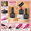Gel Nail Polish Kit With UV Nail Lamp Electric Nail Drill Machine Soak OFF Gel Nail Kit Base&Top Coat Gel Polish Nail Tool Set 4
