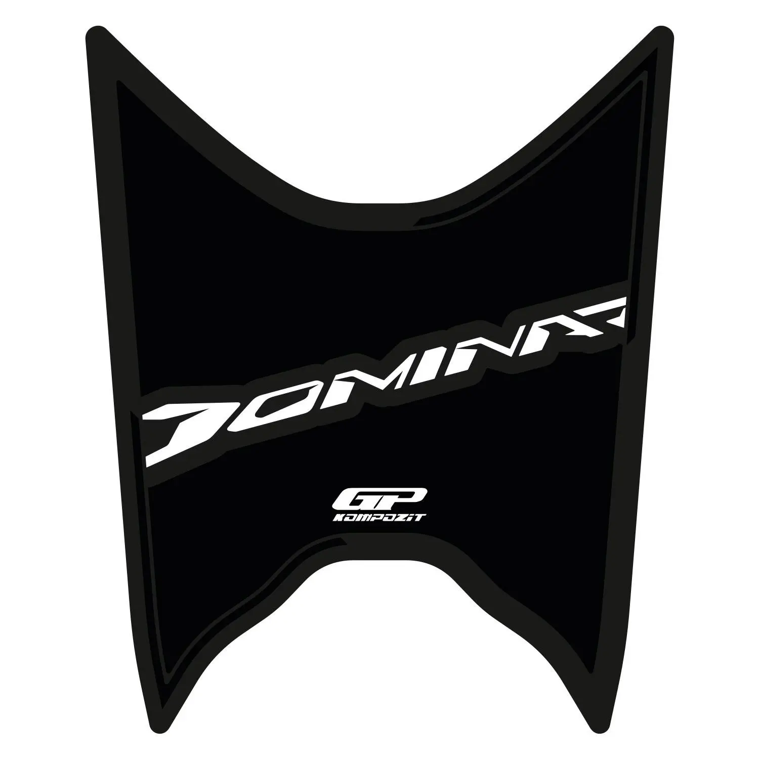 

GP Composite For Dominar 250 /400 2020-2022 Compatible Tank Pad Black