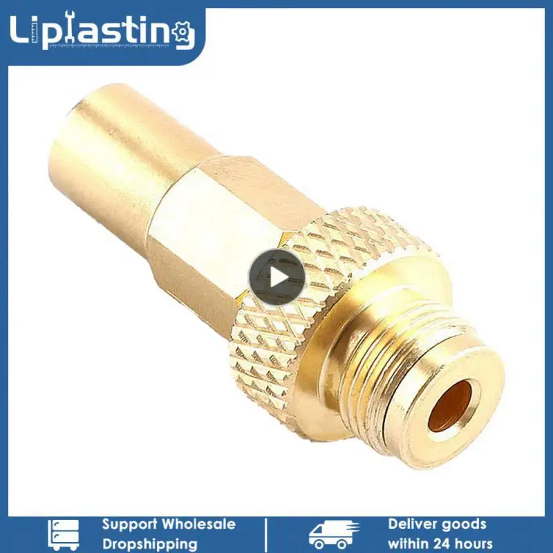 Raccordo In Ottone R410A Adattatore Pompa Per Tubo Di Ricarica Per Refrigerante Hvac Mini Condizionatori D'Aria Split 1/4 Maschio A 5/16 Femmina R410