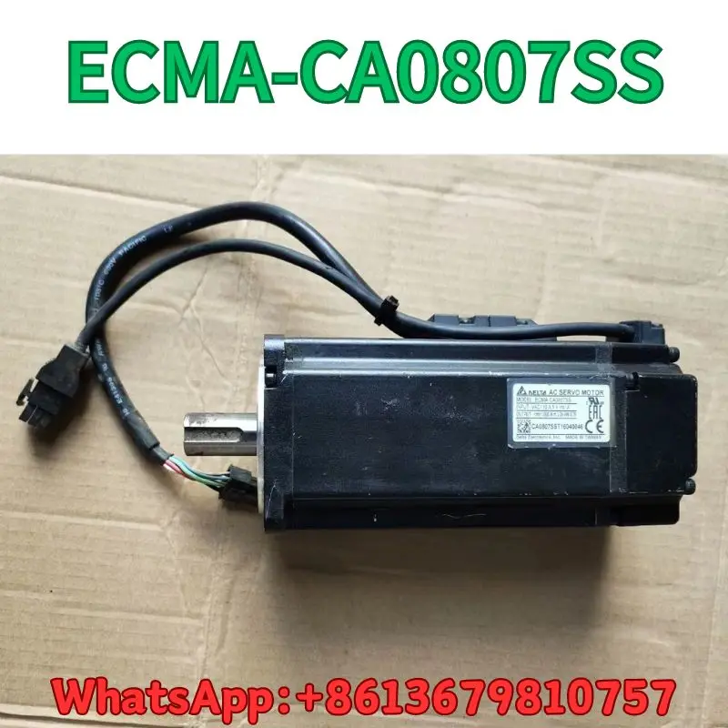 

second-hand Servo motor ECMA-CA0807SS test OK Fast Shipping