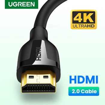 Ugreen-HDMI 케이블 4K 2.0 Apple TV PS4 분배기 스위치 박스, 60Hz 비디오 오디오 Cabo 코드 케이블 HDMI 4K