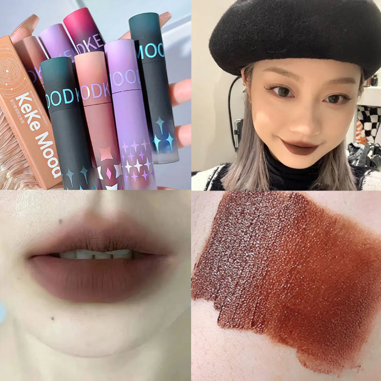 1pc Gothic Lipstick Lip Gloss Lip Tint Makeup lip makeup lip glaze lip tint lip stain lip gloss lip lacquer
