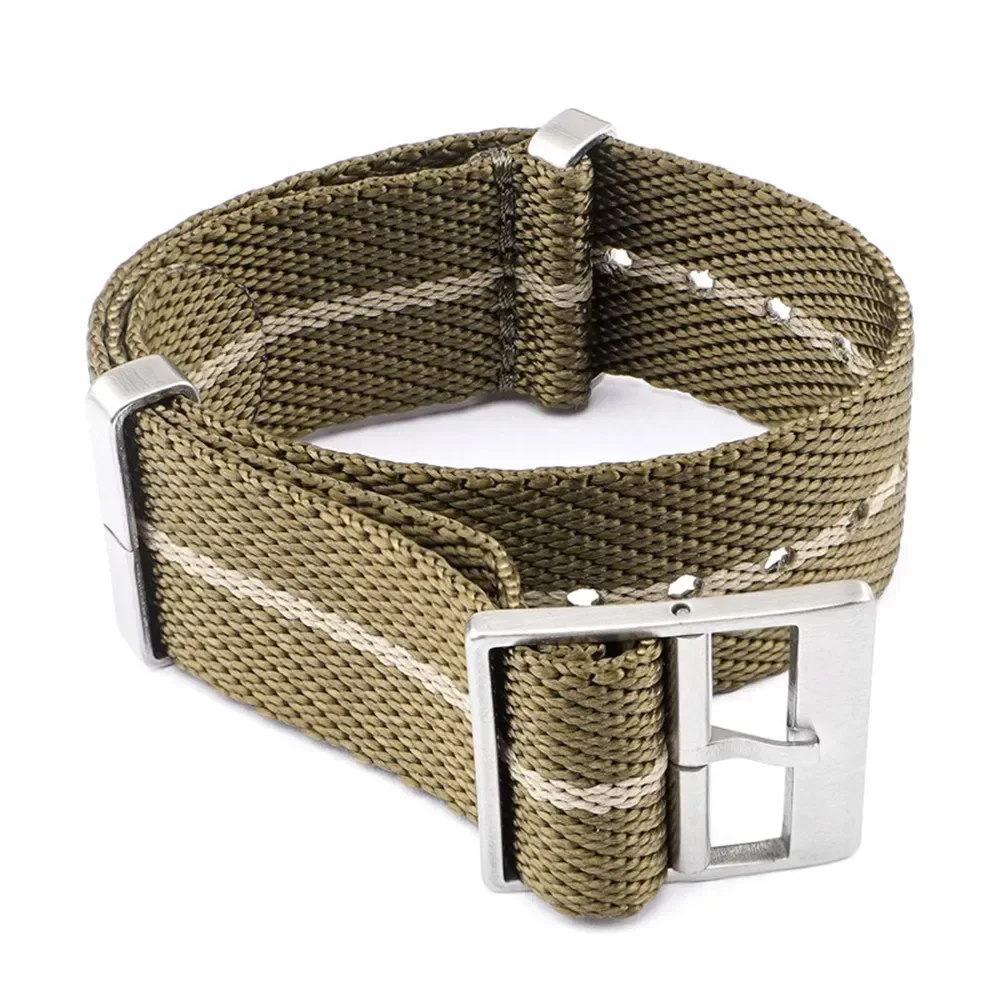 Premium Braided Nylon Canvas Watch Band – Soft, Sporty, Waterproof Strap