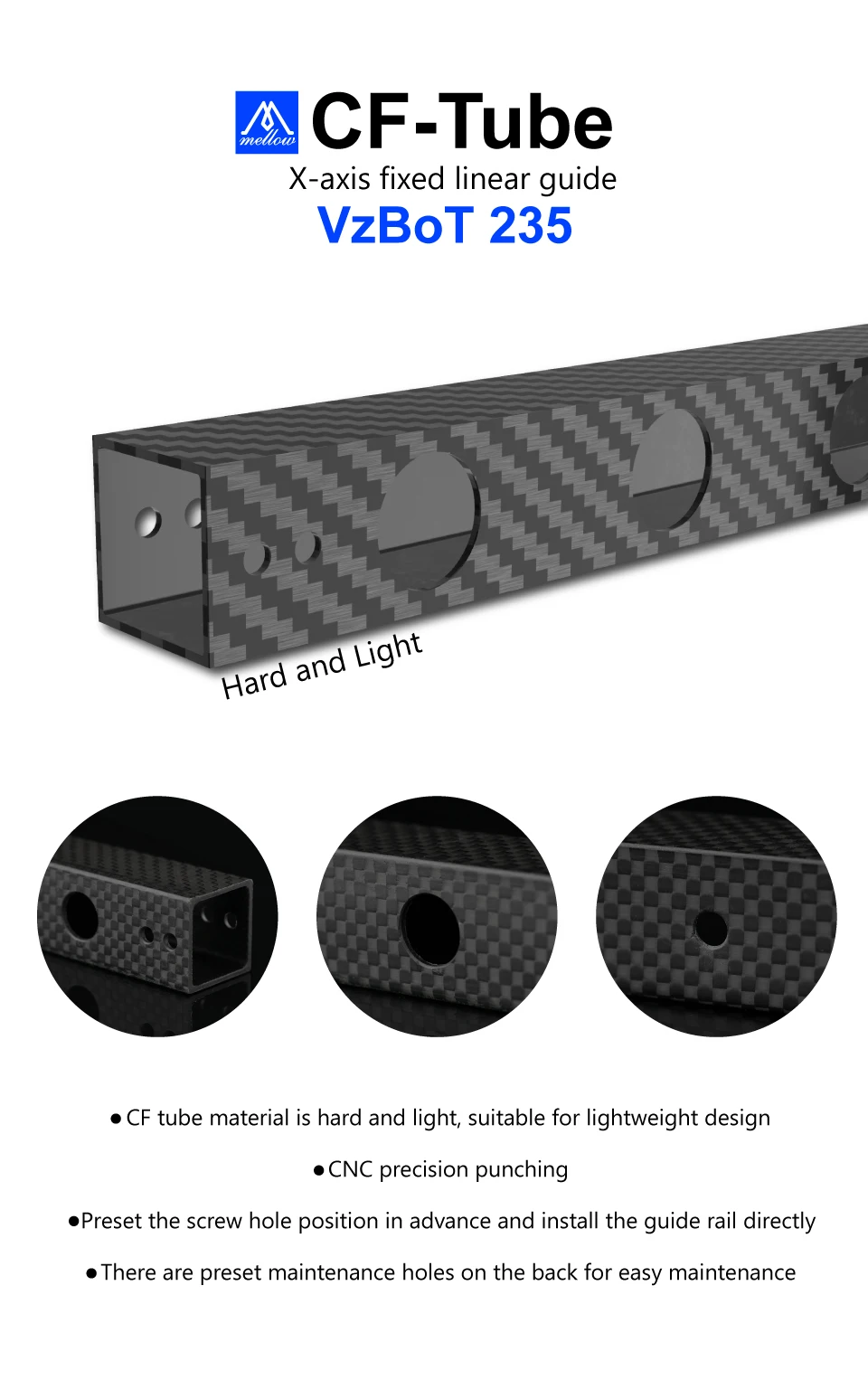 para impressora 3D, alta velocidade, perfuração CNC