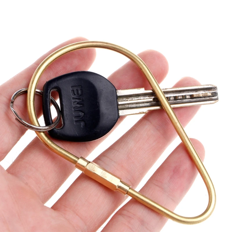 

Handmade Gourd Brass Keychain for Key Ring for Key Chain