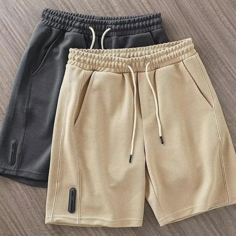 

Waffle Shorts Men's Summer New Casual Trousers Loose Sports Five-minute Trousers