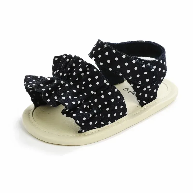 Breathable Princess Baby Sandals Indoor Anti-Slip Shoes for 0-1 Year Old Babies Summer Cool Shoes Slip-On Toddler Footwear