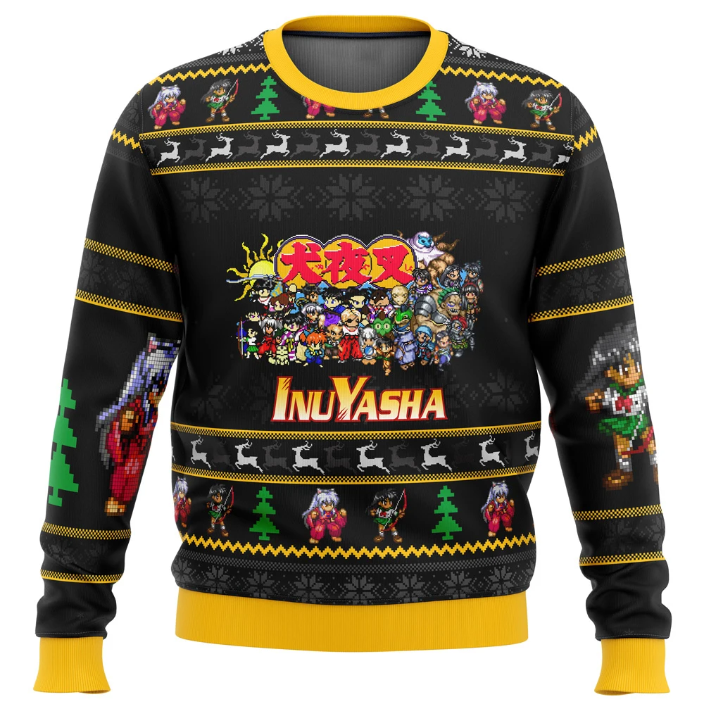thumbnail image 1 of Suéter navideño unisex divertido de Yacha con diseño de anime para cosplay de Navidad y carnaval, regalo de otoño e invierno, 1 of 5