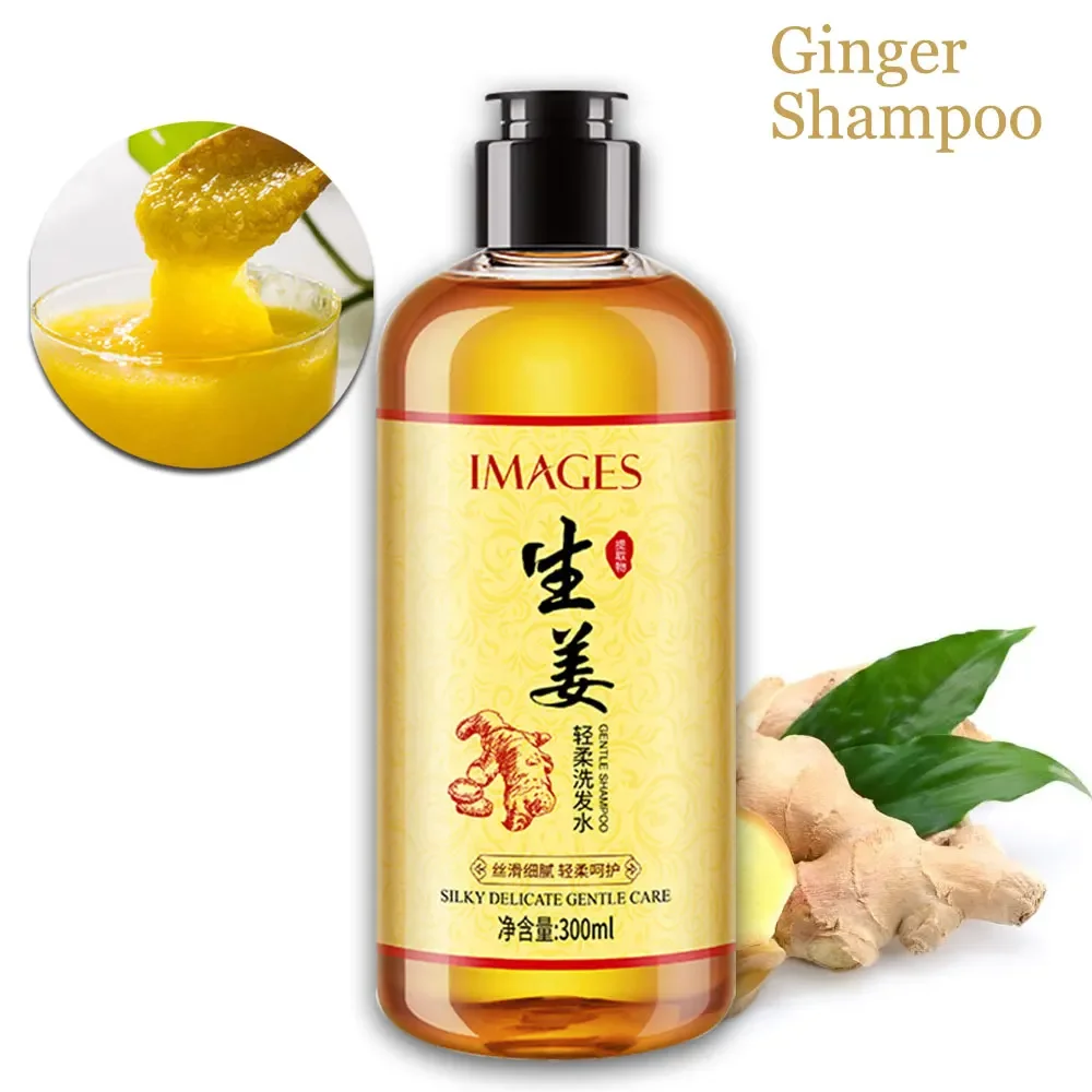 

300ml Chinese Formula Fast Growth Hair Grow Thicker Dense Control Hair Oil Treatment Dandruff Ginger Shampoo for Anti Hair Loss