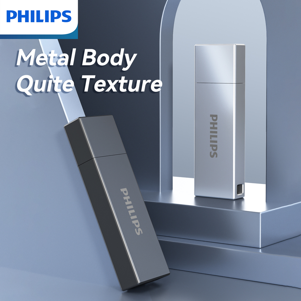 Philips USB 3.2 Flash Drive 16GB 32GB 64GB 128GB 256GB Pendrive High Speed USB Flash Drive Memory Stick Pen Drive Business Gift