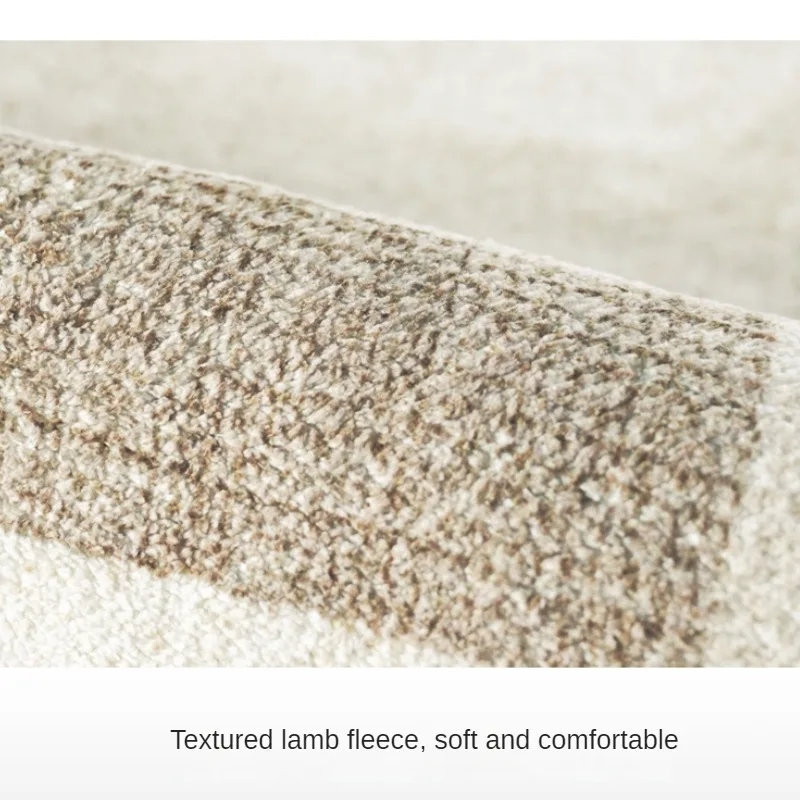 Wabi-sabi Style Living Room Decoration Round Carpet Large Area Plush Floor Mat Soft Fluffy Bedside Rug thicken Rugs for Bedroom 5