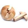 Wooden Ball Puzzle Sphere Unlock Interlock Luban Lock IQ Test Logic Games Brain Teasers For Adults And Kids Educational Toys 4
