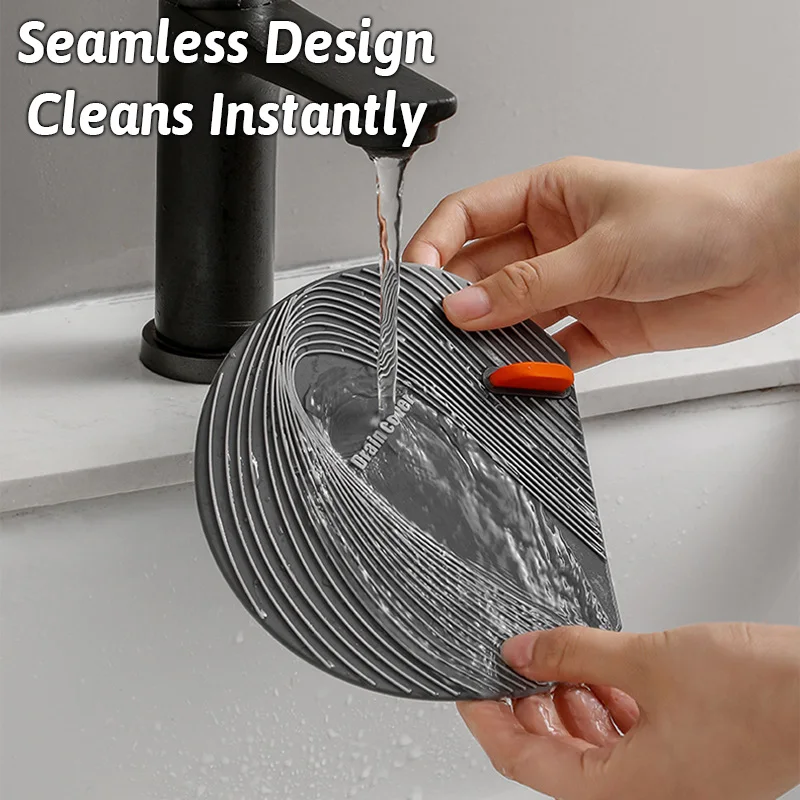 Silicone Drain Cover 15CM Premium Universal Anti Smell Odor Blocker Bathroom Kitchen Seal Anti Cockroach Leak Proof FDA Certify Silicone Drain Stopper Drain Stopper Basin Drain Stopper Bathroom Sink Plug Bathroom Sink Stopper Washbasin Drain Plug Shower Drain Cover Shower Water Stopper Sink Overflow Cover Bathroom Sink Overflow Cover Drain Pipe Plug