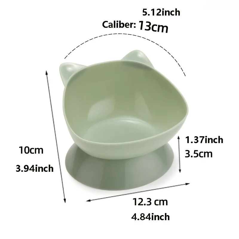Pet Food Bowls Cat Bowl High Cervical Spine Protection Cat Food Feeding Basin