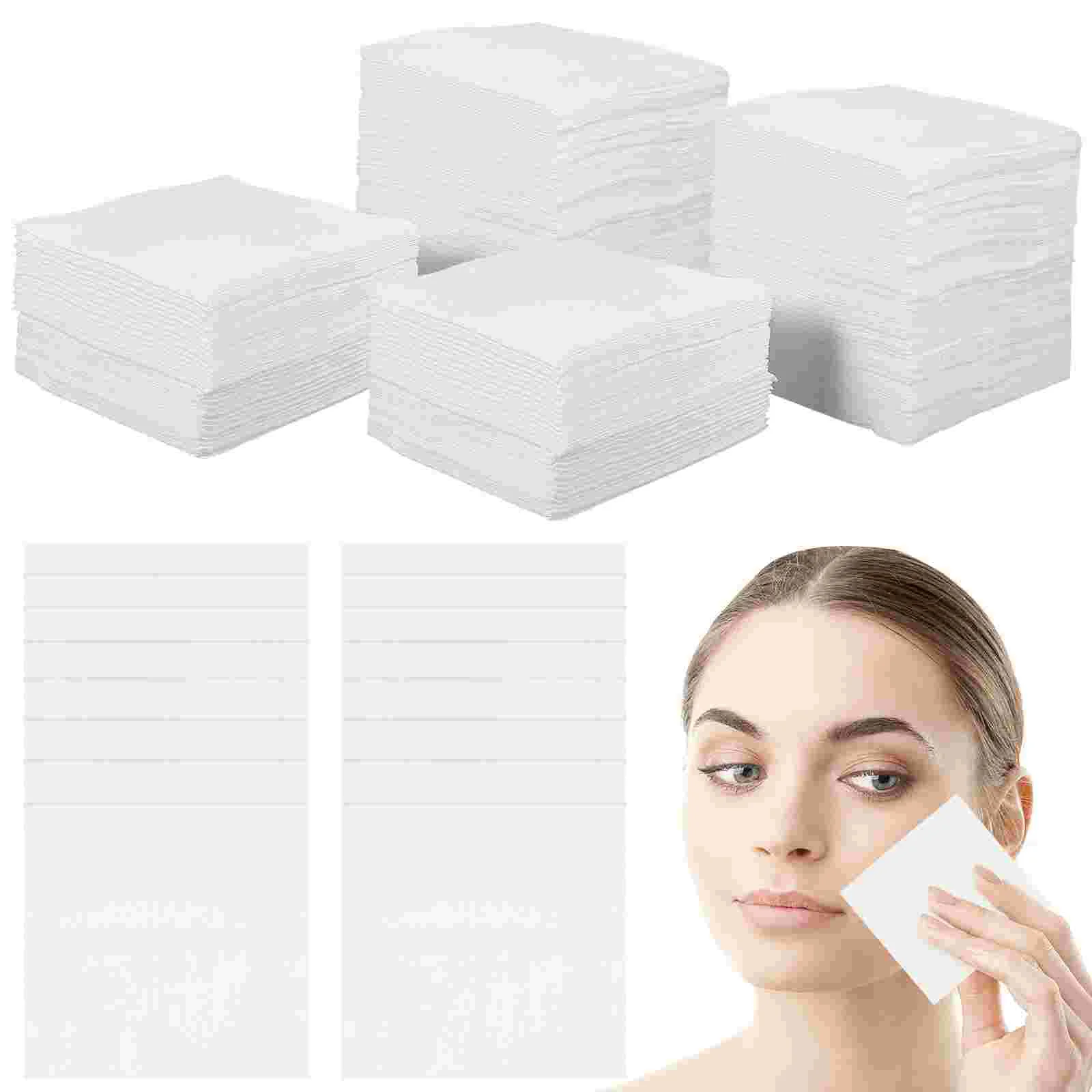

Non-Woven Fabric Cosmetic Cotton Pads Makeup Wipes Facial Cleansing 10x10cm Makeup Remover Nail Art Cotton Wipe