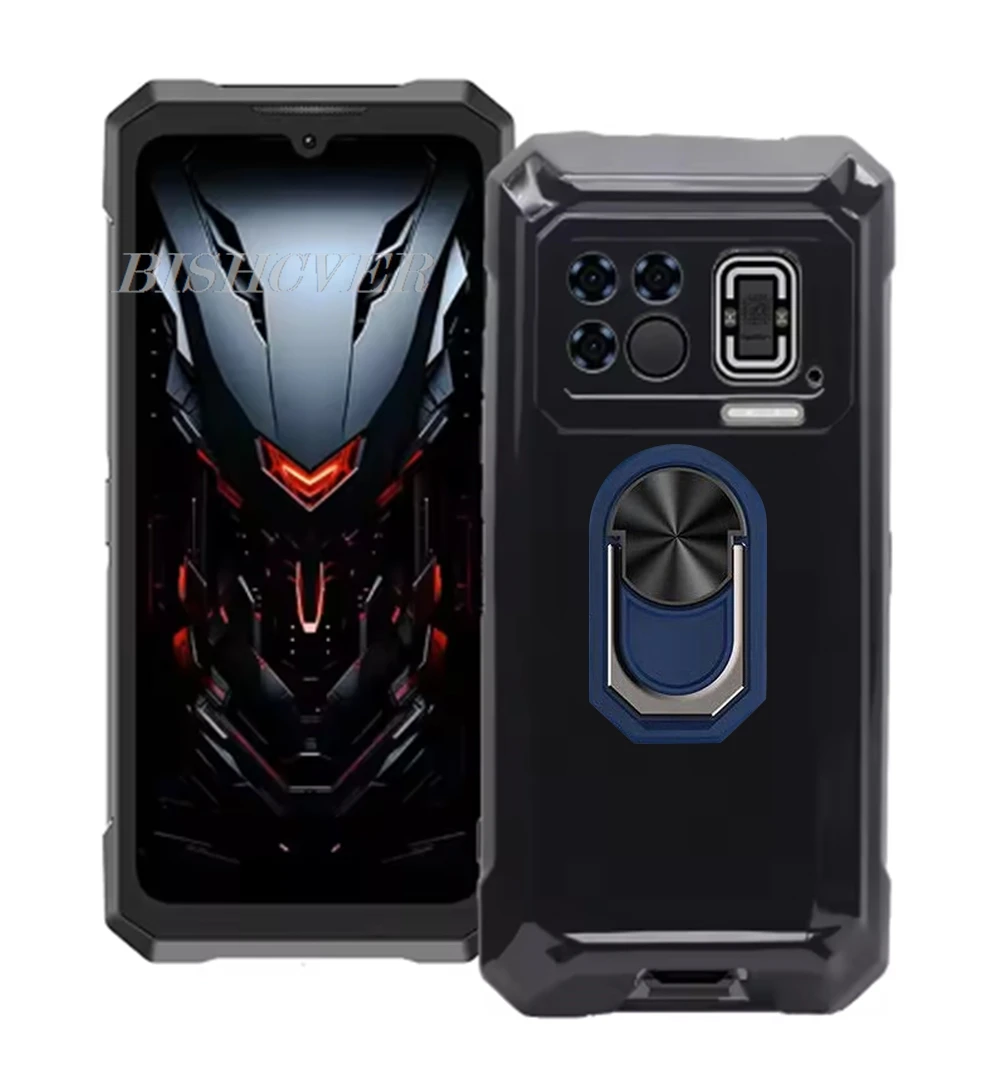 Ergonomic Back Ring Holder TPU Phone Case, Soft Silicone Cover