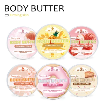 100g Crema idratante per il corpo 6 Sapori dolci Burro per il corpo Idratazione Pelle morbida e liscia Non appiccicosa Non rassodante 1