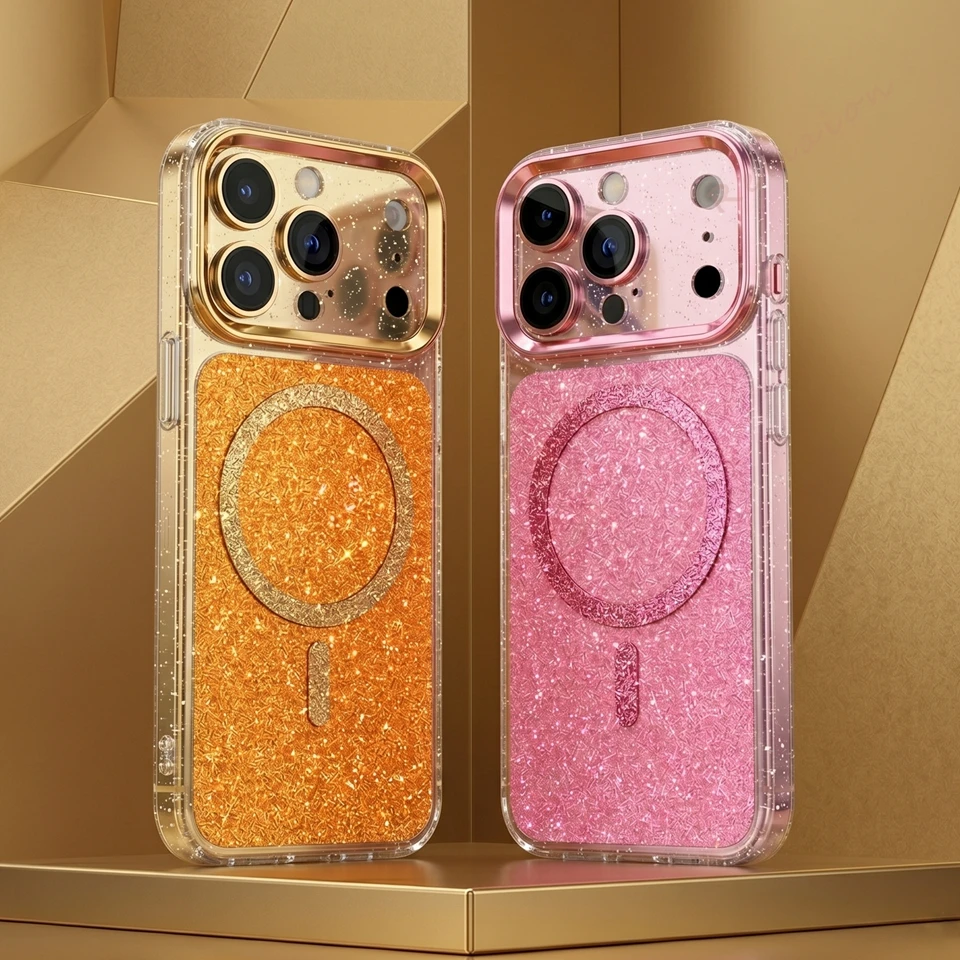 Luxurious Glitter Shockproof Phone Case - Bling Bling Design