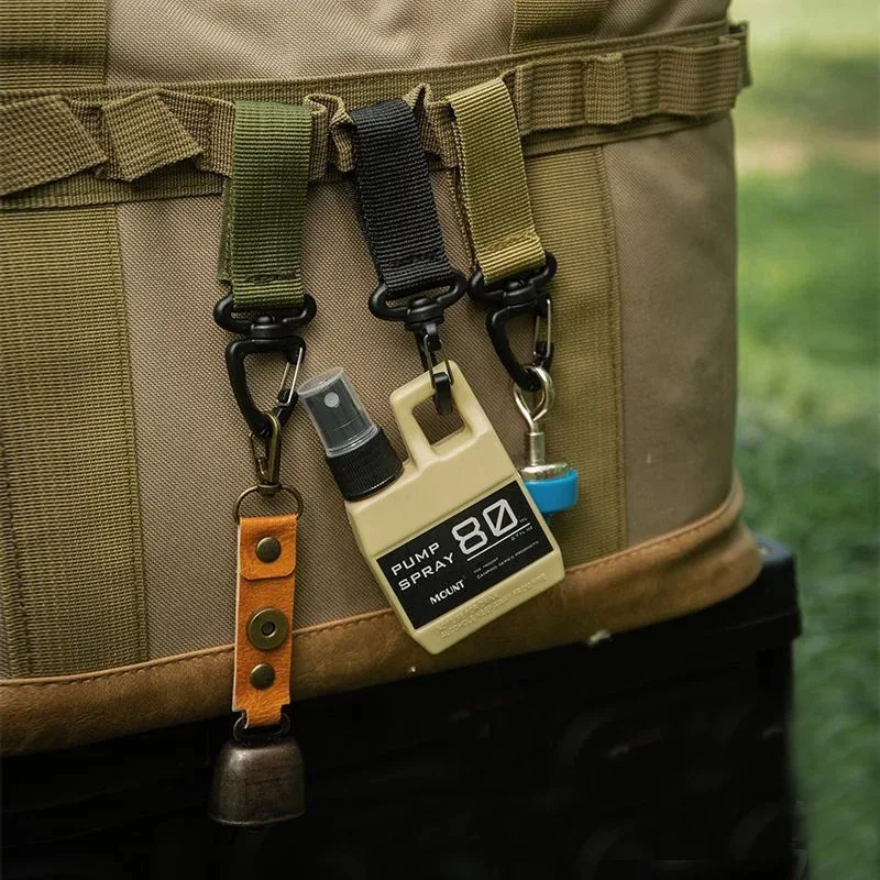 Backpack Accessories Outdoor 360 Degree Rotating Nylon Mountaineering Buckle Keyhook Strap Buckle Belt Buckle Suspension