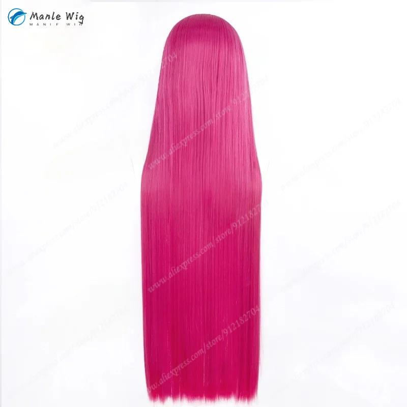 Anime Hojo Sophy Cosplay Perücke 80cm Lang Rosé Pink Frauen Cosplay Perücke Hitzebeständiges Synthetikhaar Halloween + Perückenmütze 6