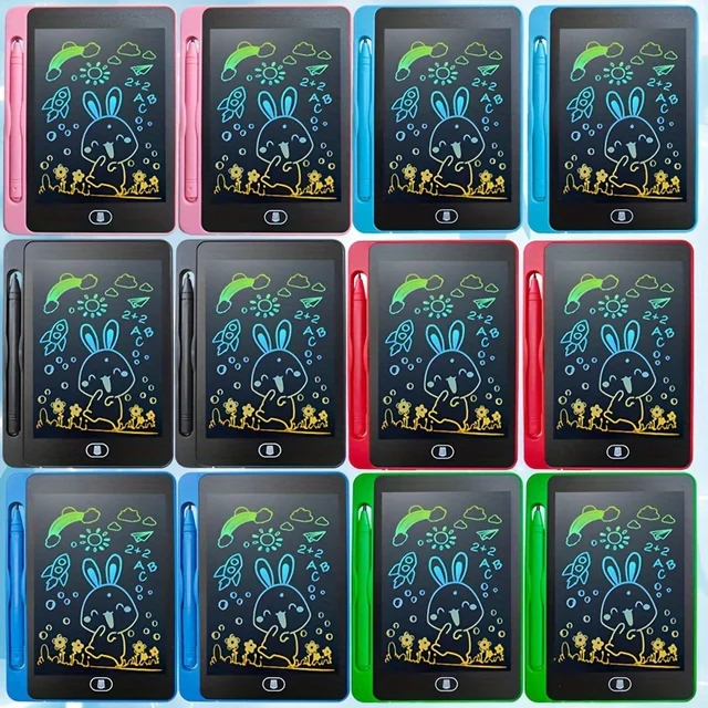 12 Pack LCD Writing Tablet for Kids, 6.5 Inch Colorful Doodle Board Drawing Tablet,toys for children，educational toys 1