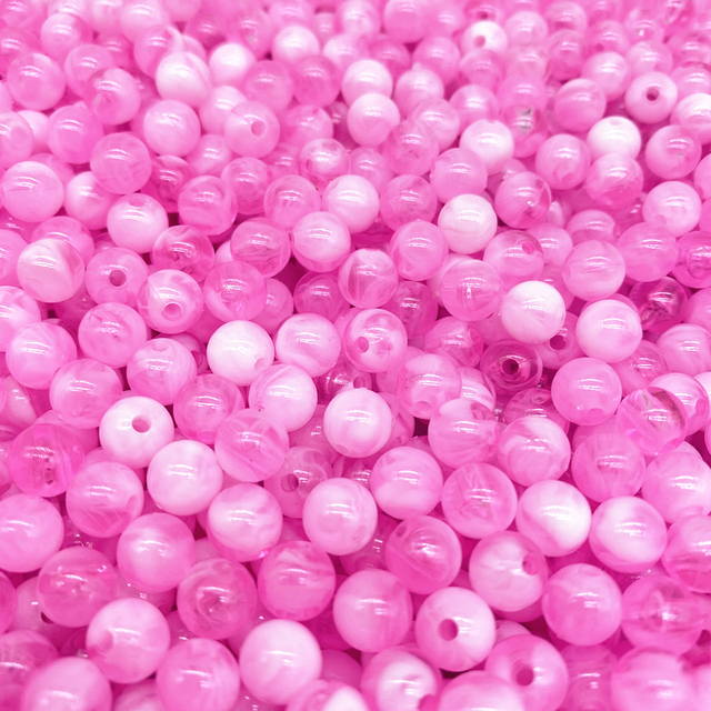 8mm Acrylic Loose Spacer Beads for Jewelry Making Necklaces Earrings Bracelets Handmade DIY