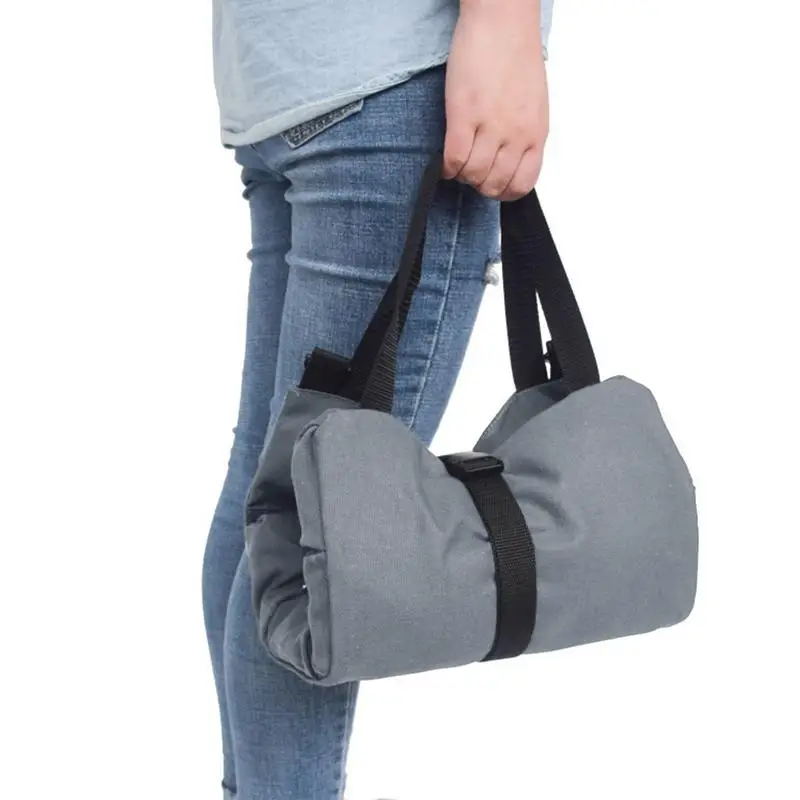 Tool Roll Bag Heavy-Duty Large Canvas Roll Up Tool Bag Organizer Multi Purpose Tool Organizer For Car Pliers Electrician Tools