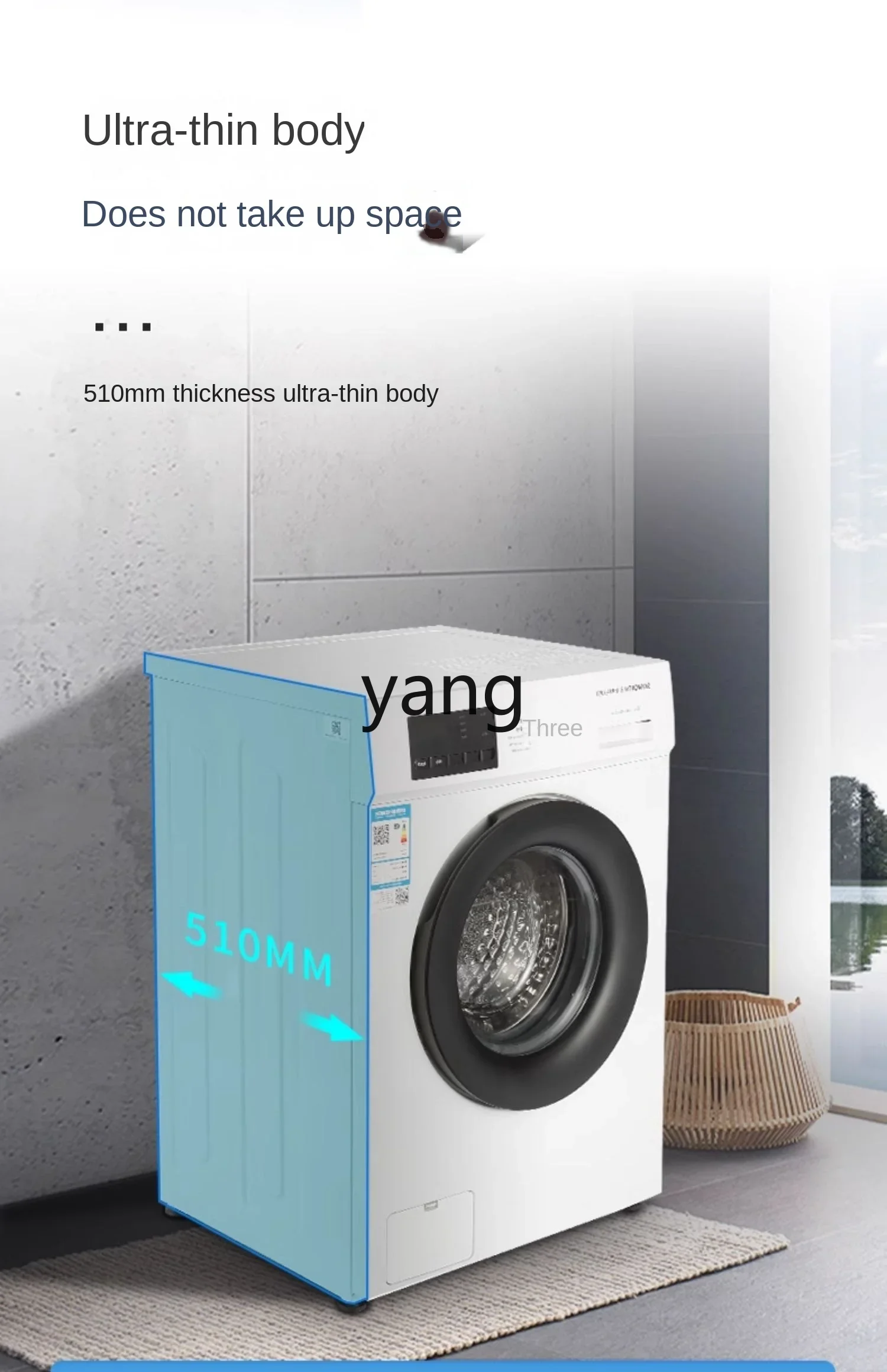 L'm'm Drum Scan Code Swipe Card Coin-Operated Self-Service Sharing Payment Automatic Washing Machine School 5