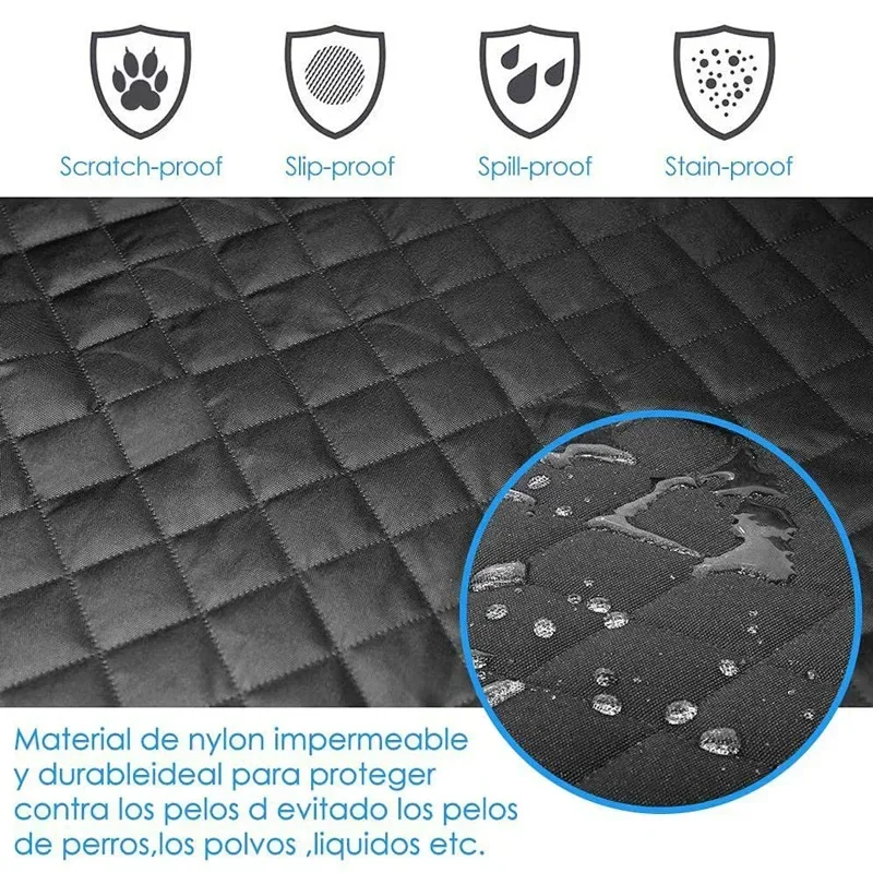 Waterproof Dog Car Seat Cover Trunk Case Dog Car Transporter Travel Mat Pad Carriers Hammock For Small Medium Large Dogs