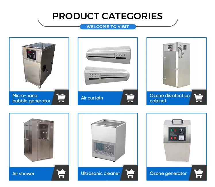 Ozone Ozone Sterilizer Disinfection Cabinet For Food Packaged Container Disinfection 6