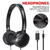 Wired Headphones 3 5mm/Type-C Bass Stereo Foldable With Microphone Adjustable Headphones Suitable For Pc Mp3 Mobile Headphones 3