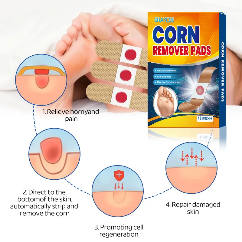 Foot Corn Remover Patch Painlessly Removing Corns and Calluses Relieve Skin Calluses Removal Tool Personal Health Care Chicken Eye Patch