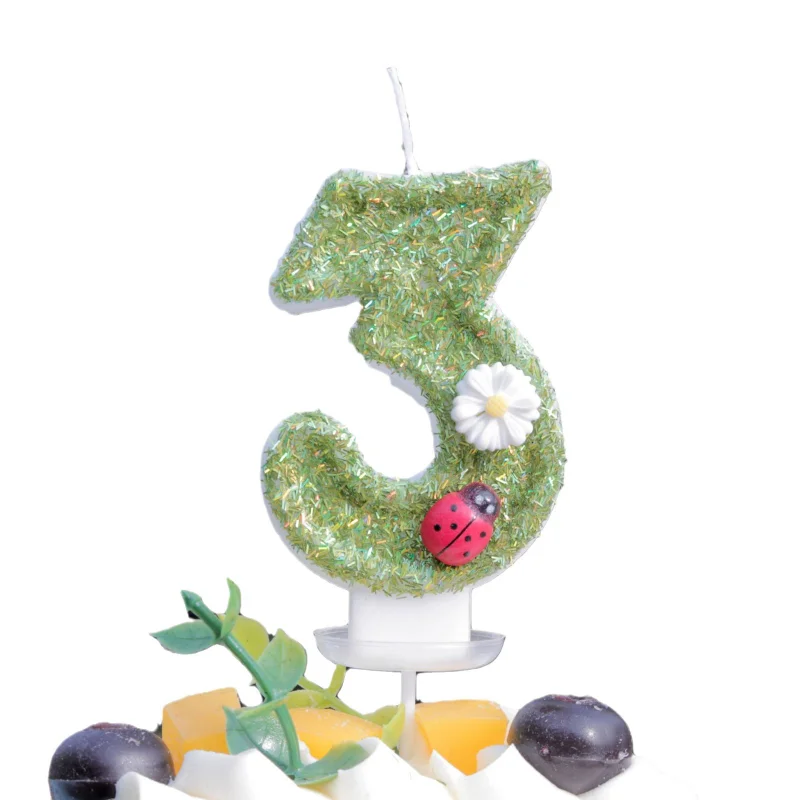 Sparkles Children's Birthday Surprise Funny Candles Number Boy Candles Girl Party Supplies Decor Christmas Lights Lamps Candle