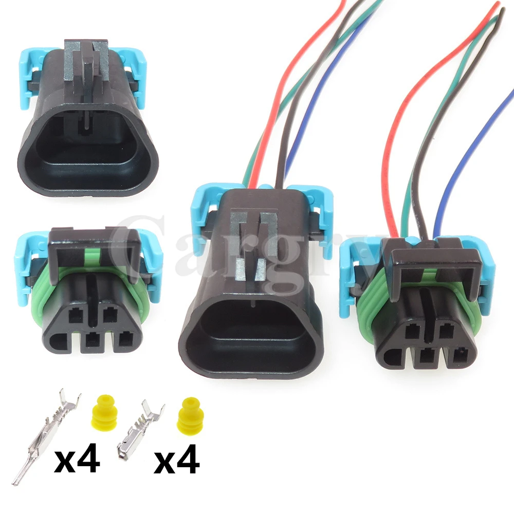 1 Set 4P 12092839 12146047 Auto Plastic Housing Waterproof Wiring 