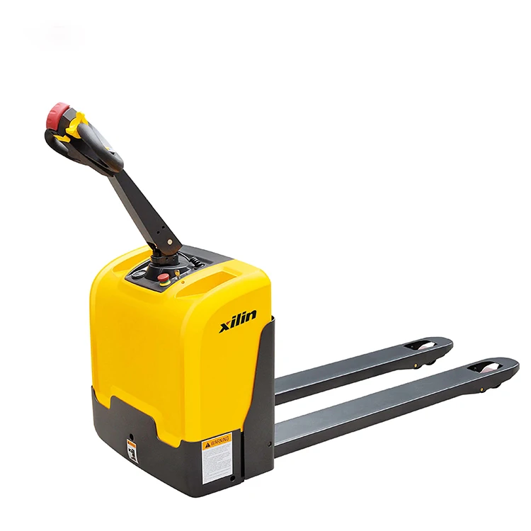 

Xilin 1.5t/1.8t/2t Sealed Battery Mini Type Full Electric Pallet Truck With Smallest Turning Radius For Narrow Space