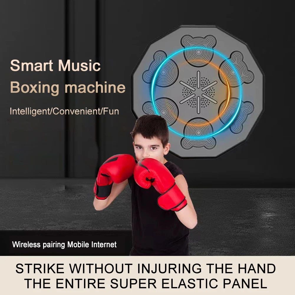 Máquina de boxeo de música inteligente, objetivo de pared con bolsa de arena  iluminada por LED, objetivo de entrenamiento de reacción relajante para  deportes de boxeo, reacción de agilidad - AliExpress