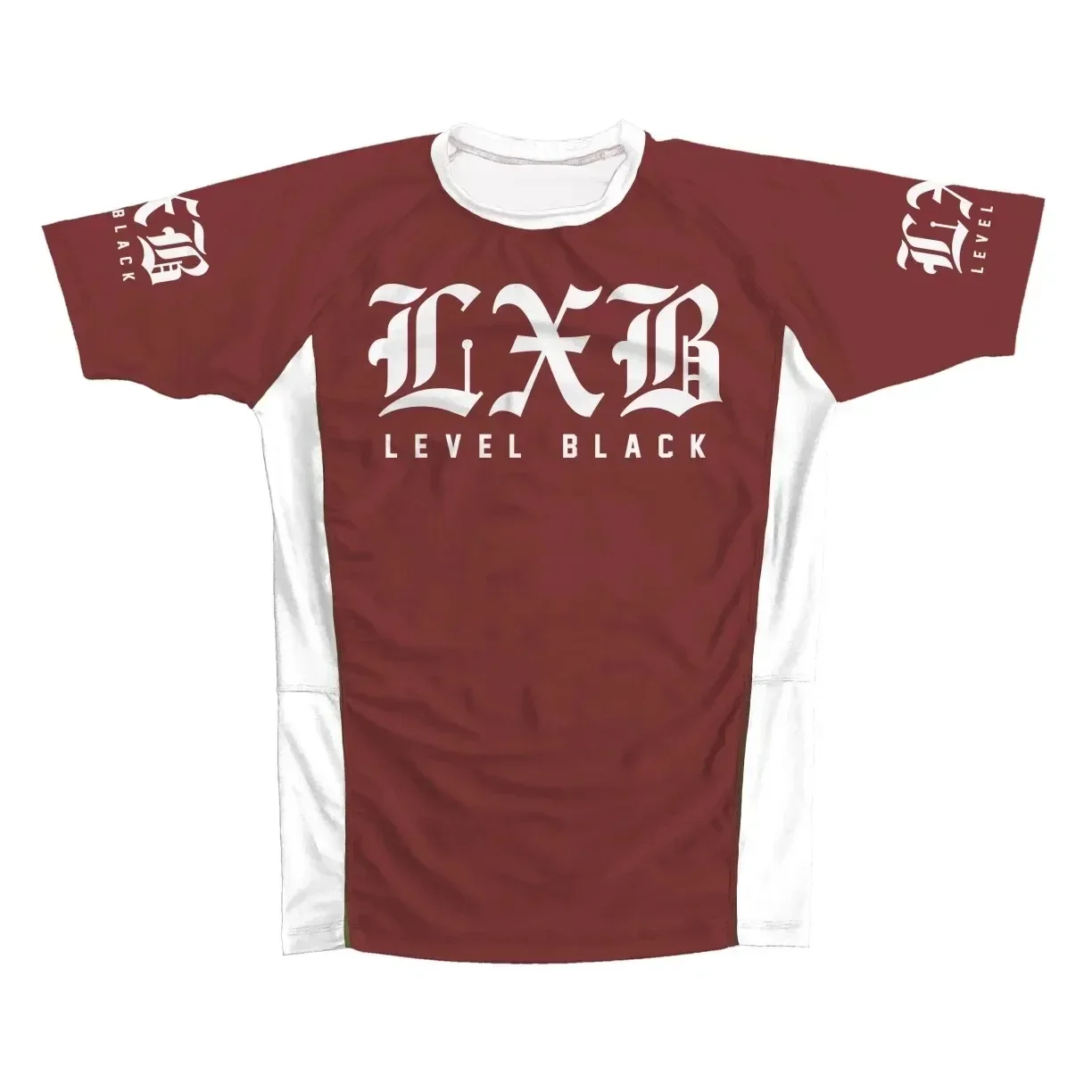 LEVEL BLACK Casual Gym T-shirt LXB AJJ Men Women Short-sleeved Oversized ADCC  RASH GUARD Jersey T-shirt Quick Drying Top Tees 4