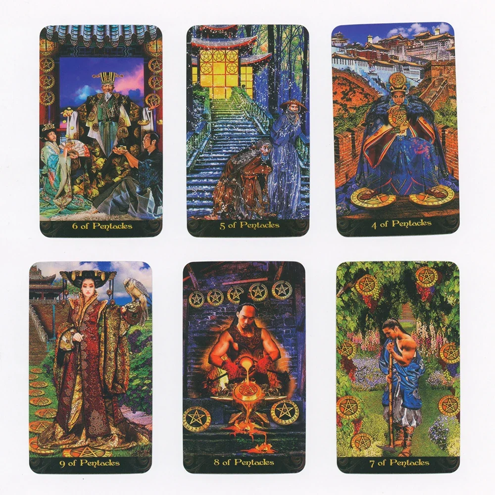 Richly Ornate Suitable Tarot Deck for Beginners PDF Guide Version Leisure Table Game 6