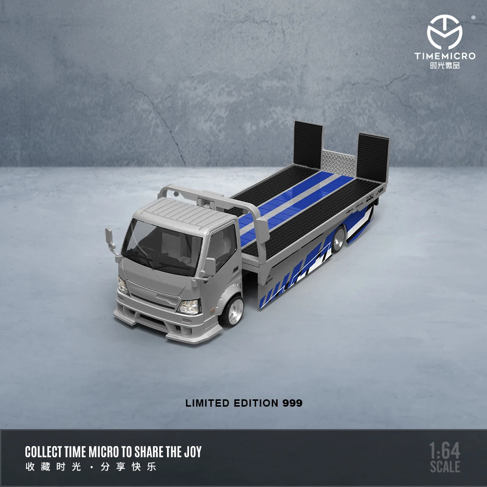 TimeMicro 1:64 H300 Silver-black/silver-blue theme painted