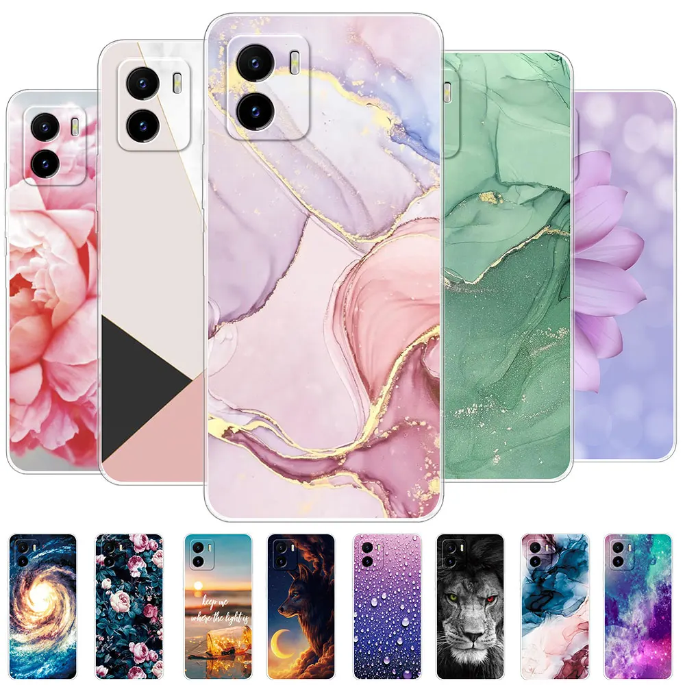 Per Vivo Y15S Y15A Custodia Per Vivo Y10 Y15 Custodia Morbida In Silicone Trasparente Per Vivo Y01 Y02 Vivo Y02T Y02A Iqoo U5X Fundas