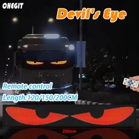 Devil's Eye LED Truck Sign Remote Control scrolling Animation LED Matrix Pixel PanelLED Display Light for Car Truck windshield 1