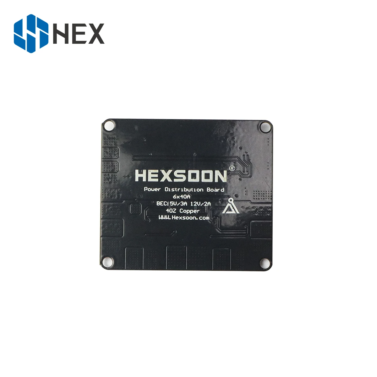 HeX PDB-40A Rc Drone Distribution Board 5V/12V Output 6-Channels 25A Step-Down high performance 3