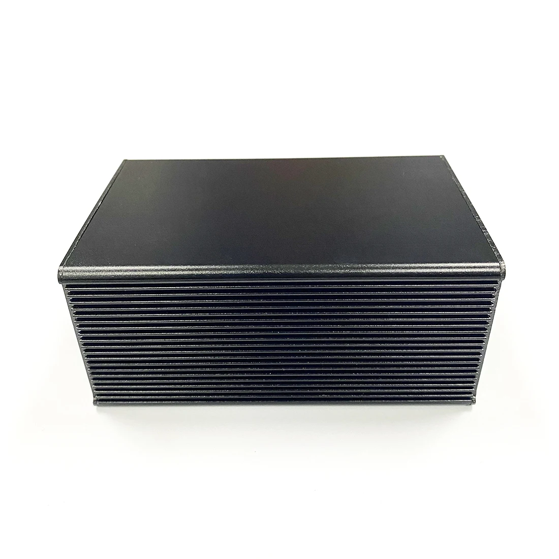 Aluminum Alloy Instrument Shell Electric Enclosure Box DIY 66*46*100mm Black Panel NEW